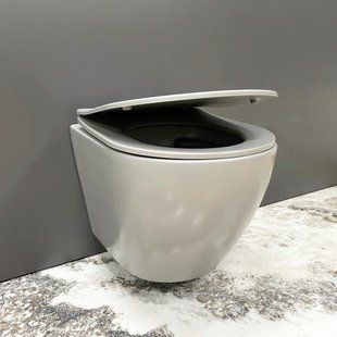 Підвісний унітаз VBI Vulcano light grey matt VBI-020416, Каппучино
