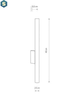 Бра Nowodvorski 8047 Laser G9 2x10W IP20 Bl