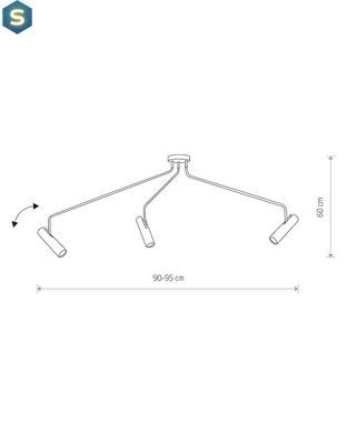 Люстра Nowodvorski 6504 Eye super GU10 3x10W IP20 Bl