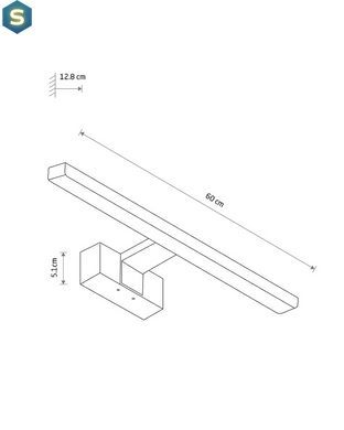 Светильник Nowodvorski 10684 Cezanne LED 1x12W 4000K 950Lm IP44 Wh