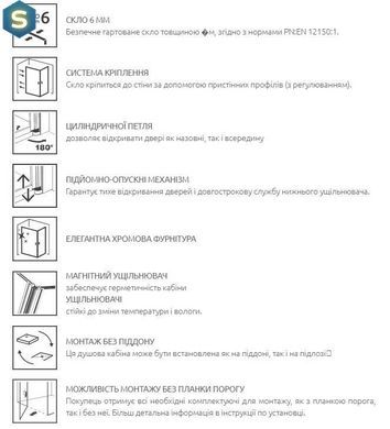 Душевая кабина Radaway Nes KDD II 100x90x200 10031100-01-01L + 10031090-01-01R