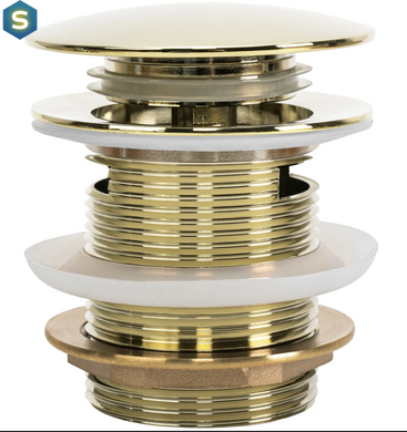 Донний клапан для ванни Rea click-clack gold 6 смX REA-W2008