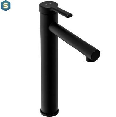 Смеситель для умывальника Rea Pixel black высокий REA-B6214, Черный матовый