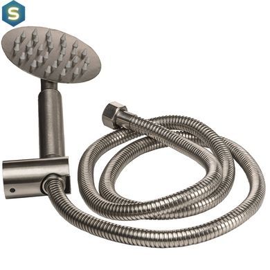 Смеситель для ванны Globus Lux Main SM-208, Графитовый хром