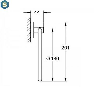 Держатель для полотенца Grohe Essentials 40365DL1