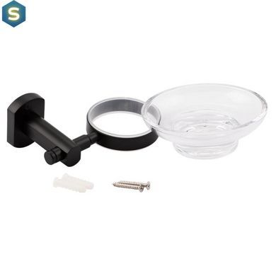 Мыльница Qtap Liberty BLM 1159, Черный матовый