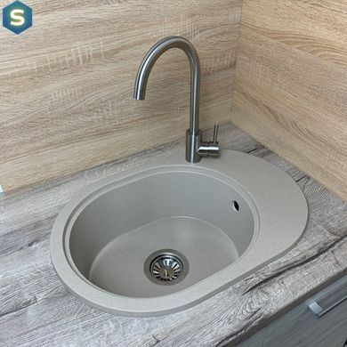 Кухонная мойка Adamant Ovale 610x420x180 Sand сахара 638223, Sand