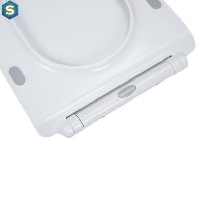 Унитаз-компакт Qtap Presto безободковый с сиденьем Soft-close QT24221217AW, Белый