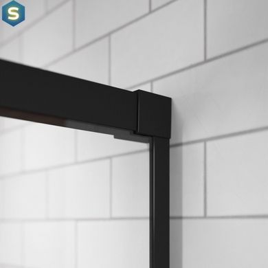 Душова кабіна Radaway Idea Black PDD 90Lx120Rx200 скло прозоре чорний профіль 387139-01-01 + 387158-54-01