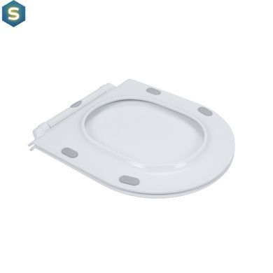 Унитаз-компакт Qtap Presto безободковый с сиденьем Soft-close QT24221217AW, Белый