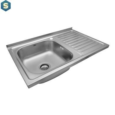 Кухонна мийка Kroner KRP Satin-5080L (0,8 мм) CV022820, Satin