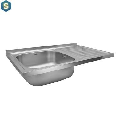 Кухонна мийка Kroner KRP Satin-5080L (0,8 мм) CV022820, Satin