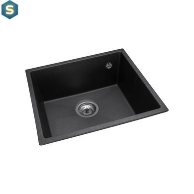 Кухонная мойка Granado Under Top black shine 1901