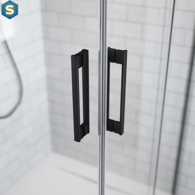 Душова кабіна Radaway Idea Black PDD 90Lx120Rx200 скло прозоре чорний профіль 387139-01-01 + 387158-54-01