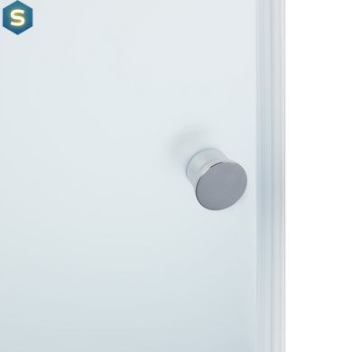 Душова кабіна Qtap Pisces CRM109-11SP5 90-105x90-105 см, скло Pear 5 мм без піддона, Хром, Універсальна, матовий