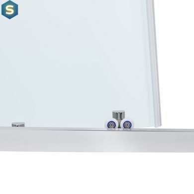 Душова кабіна Qtap Pisces CRM109-11SP5 90-105x90-105 см, скло Pear 5 мм без піддона, Хром, Універсальна, матовий