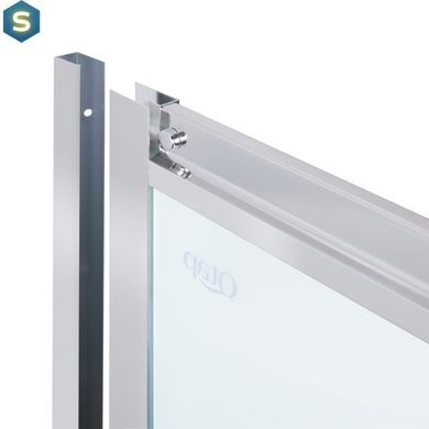 Душова кабіна Qtap Pisces CRM109-11SP5 90-105x90-105 см, скло Pear 5 мм без піддона, Хром, Універсальна, матовий