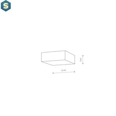 Стельовий світильник Nowodvorski 10433 Lid Square Led 1x15W 4000K 1200Lm IP20 Bl