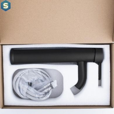 Змішувач для умивальника Yoka Spa 36 Black BU.SPA-36-BLK, Черный матовый