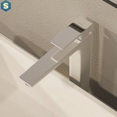 Смеситель для умывальника Omnires Parma chrome/white высокий PM7412CRB, Белый