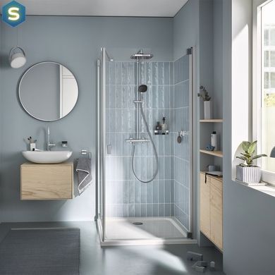 Душевая система термостатическая Grohe QuickFix Vitalio Comfort System 250 Cube 26696001, Хром