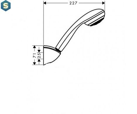 Душовий гарнітур Hansgrohe Crometta 85 1jet/ Porter&rsquo;C 27577000