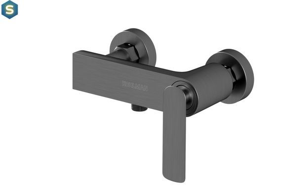 Змішувач для душу Kohlman Experience graphite настінний KPL-QW120EG, Графит