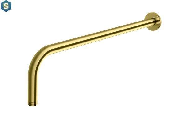 Душова система Kohlman Experience 25 gold з термостатом + BOX прихованого монтажу KPL-QW432EGDR25, Золотий