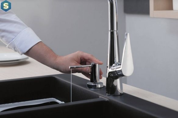 Дозатор кухонный Hansgrohe A51 500 ml врезной хром 40448000