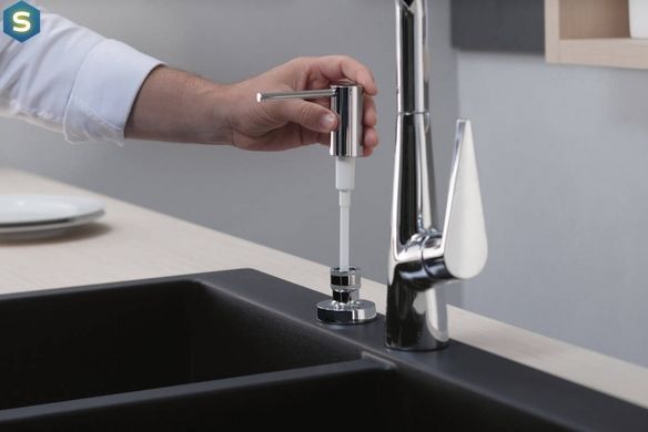 Дозатор кухонный Hansgrohe A51 500 ml врезной хром 40448000