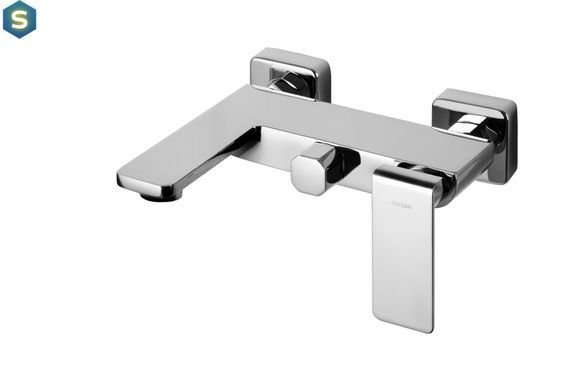 Смеситель для ванны Corsan Trino хром с изливом CMZ055CH, Хром