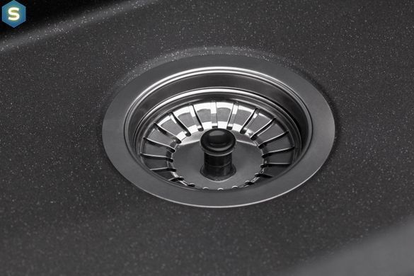 Кухонная мойка Granado Under Top black shine 1901
