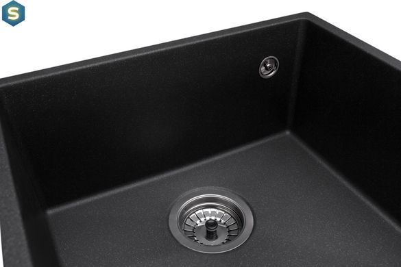 Кухонная мойка Granado Under Top black shine 1901