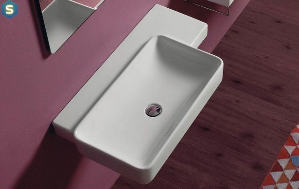 Умывальник подвесной Simas Flow 89x50 FL02, Белый