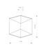 Світильник вуличний Nowodvorski 8141 Triangles LED 2x5W 3000K 750Lm IP54 Bl