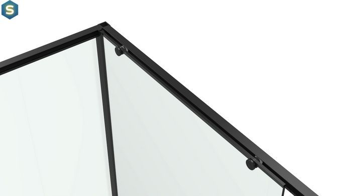 Душевая кабина Eger A Lany 120x80 с поддоном 599-550 Black