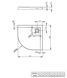 Душовий піддон Radaway Argos A 90x90 4AA99-01