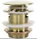 Донний клапан для ванни Rea click-clack gold 6 смX REA-W2008