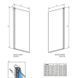 Шторка для ванни Radaway Nes Black PNJ 90 права 10011090-54-01R