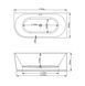 Ванна акриловая VBI Nordend R 170x80 угловая VBI-070717R, Белый