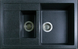 Кухонна мийка Adamant Anila Plus 775x495x200 графіт 100001411, Графит