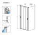 Душова кабіна Radaway Evo DW+S 105x80x200 335105-01-01 + 336080-01-01