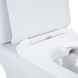 Унитаз-компакт Qtap Presto безободковый с сиденьем Soft-close QT24221217AW, Белый