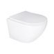 Унітаз підвісний Qtap Jay безободковий Ultra Quiet з сидінням Soft-close QT07335177W, Білий