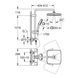 Душевая система термостатическая Grohe QuickFix Vitalio Comfort System 250 Cube 26696001, Хром