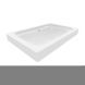 Душевой поддон Kapielka ST120x80x14 низкий, прямоугольный, диаметр слива 52 мм Lidz, Белый
