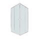 Душова кабіна Qtap Pisces CRM109-11SP5 90-105x90-105 см, скло Pear 5 мм без піддона, Хром, Універсальна, матовий