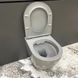Подвесной унитаз VBI Vulcano light grey matt VBI-020416, Каппучино