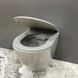 Подвесной унитаз VBI Vulcano light grey matt VBI-020416, Каппучино