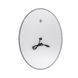 Дзеркало Qtap Mideya 500х700 з LED-підсвічуванням Touch, з антизапотіванням, з годинником, диммером яскравості QT2078NCR5070W